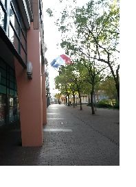 Noordwaarts met vlag W